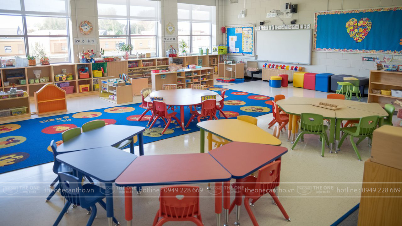 Bàn ghế mầm non.
