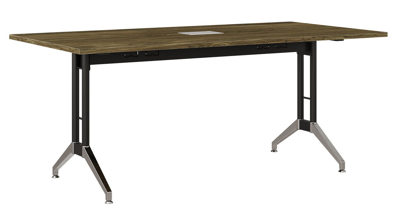 Bàn hop có thiết kế tối giản.