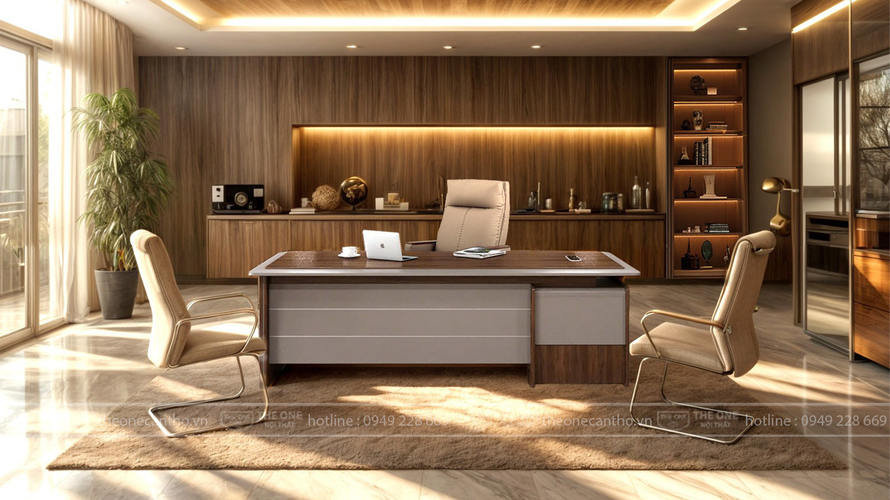 Bàn lãnh đạo cao cấp Luxury Supreme của The One.