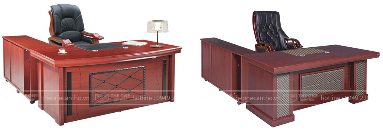 Bàn giám đốc sơn PU The One.