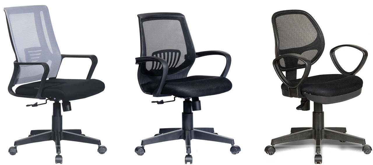 Mẫu ghế lưới nhân viên đang được. 