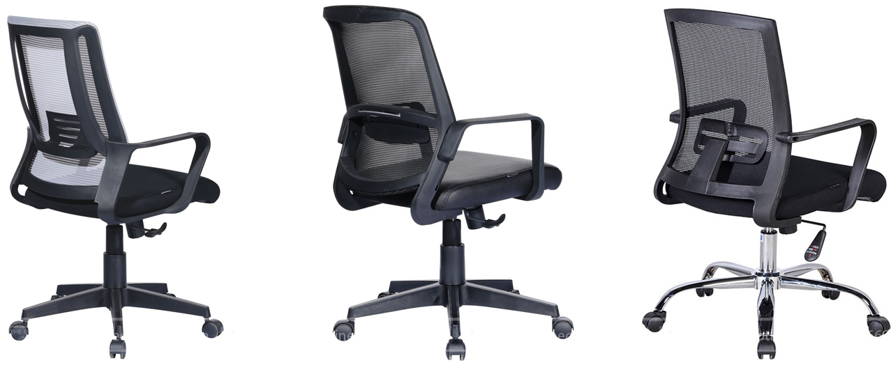 Mẫu ghế lưới nhân viên của The One được thiết kế Ergonomic hỗ trợ cột sống.