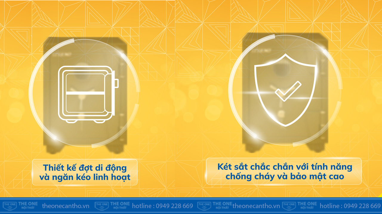 Thiết kế của két sất The One.