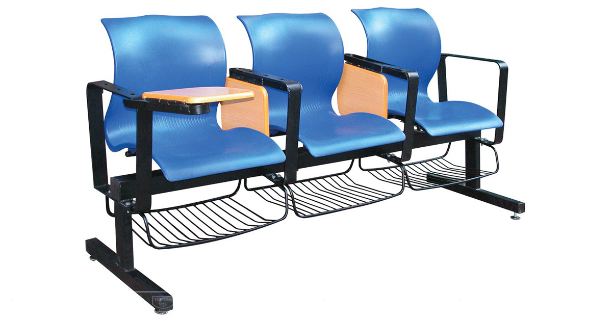 Mẫu ghế chờ được tích hợp nhiều tiện ích sử dụng.