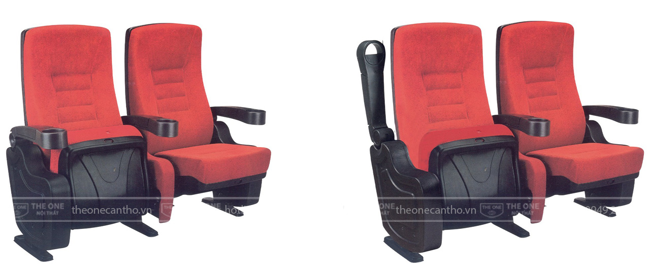 Ghế hội trường cao cấp mặt ngồi tự gấp lại.