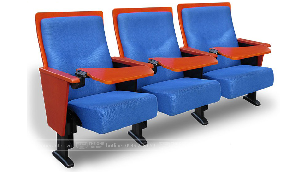 Ghế hội trường có bàn viết.