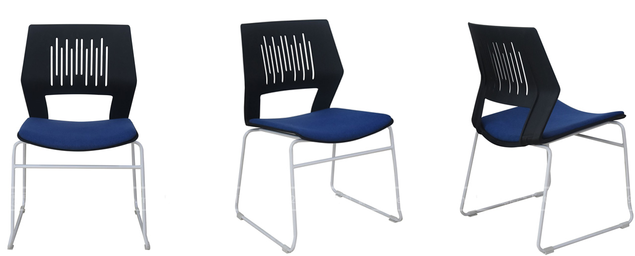 Ghế hội trường với thiết kế công thái học tạo cảm giác thoải mái cho người ngồi.