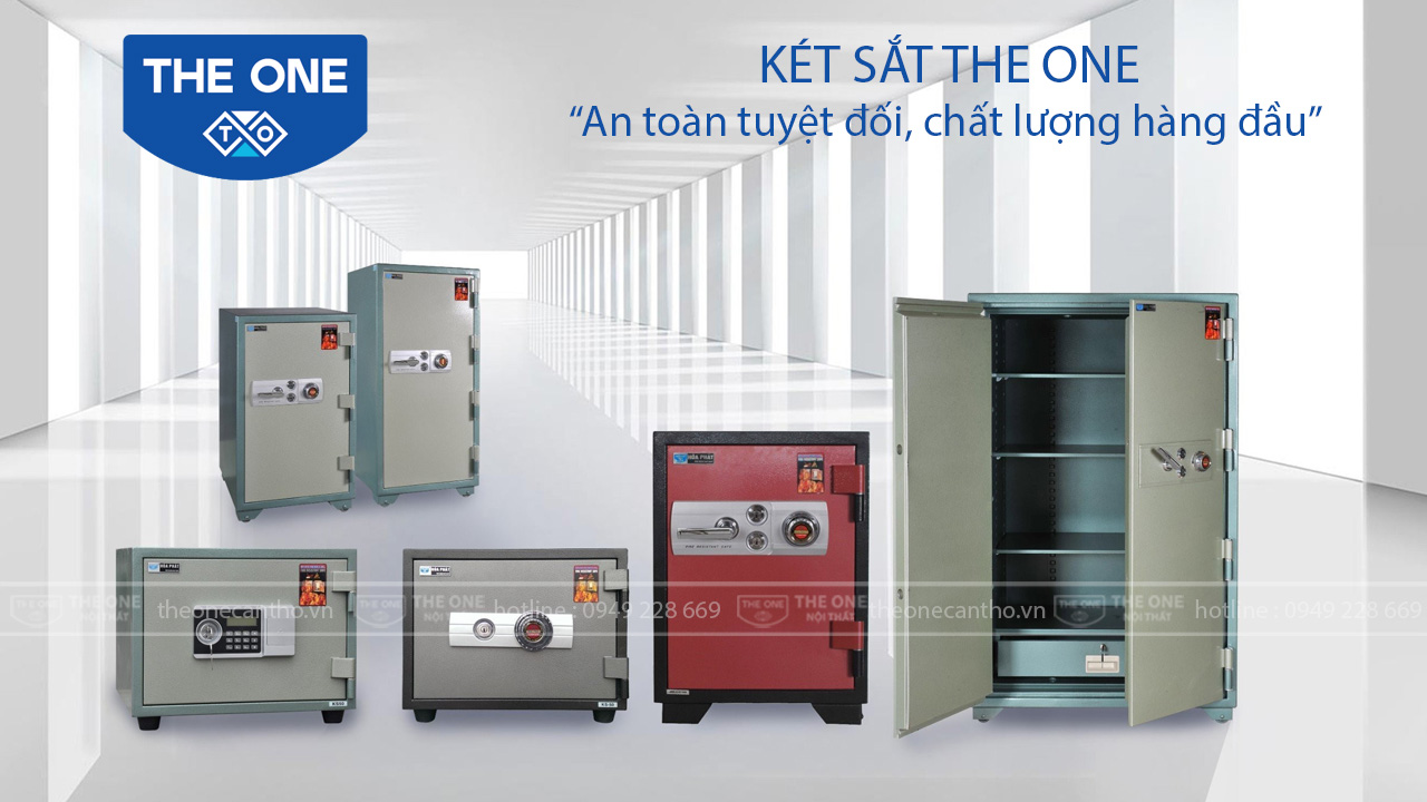 Thương hiệu két sắt The One (tiền thân là két sắt Hòa Phát).