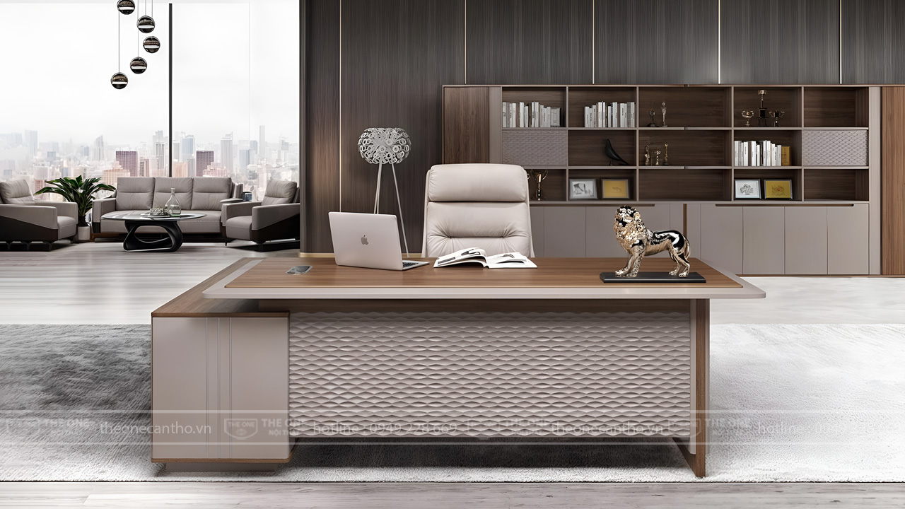 Tủ tài liệu được trang bị trong phòng làm việc lãnh đạo.