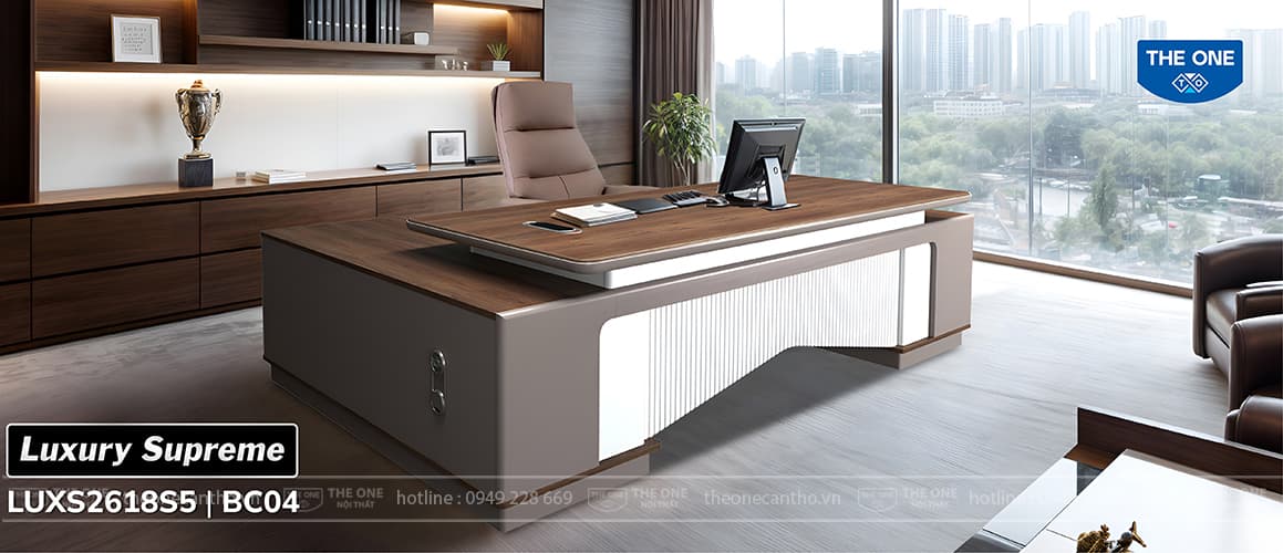 Ghế lãnh đạo Boss Chair được trang bị cho phòng làm việc.