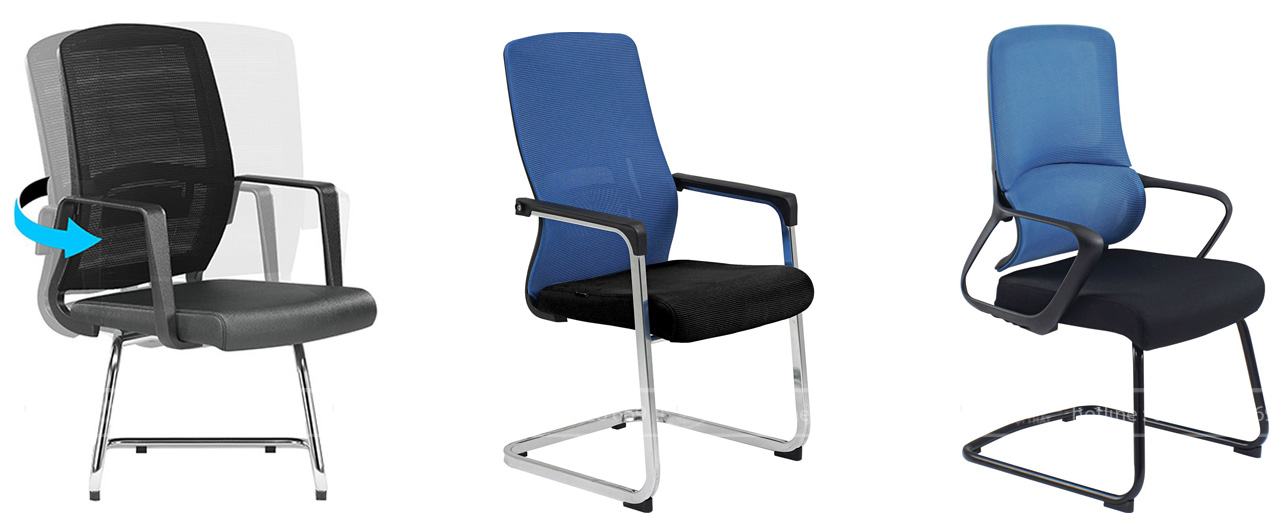 Ghế lưới chân quỳ thường được dùng cho phòng họp.