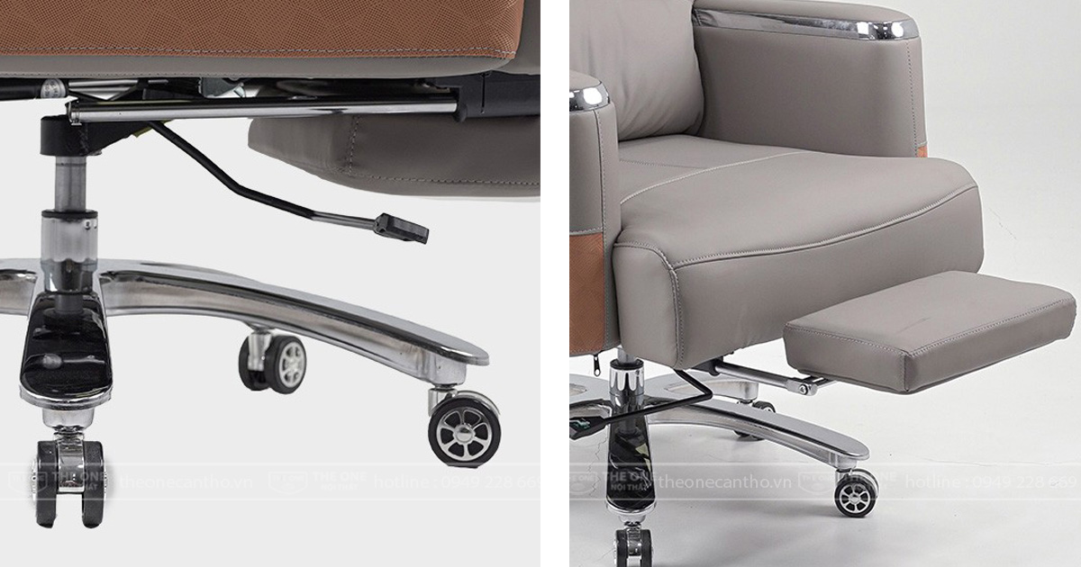 Hệ thống gác chân nghỉ trưa của ghế Boss Chair BC.