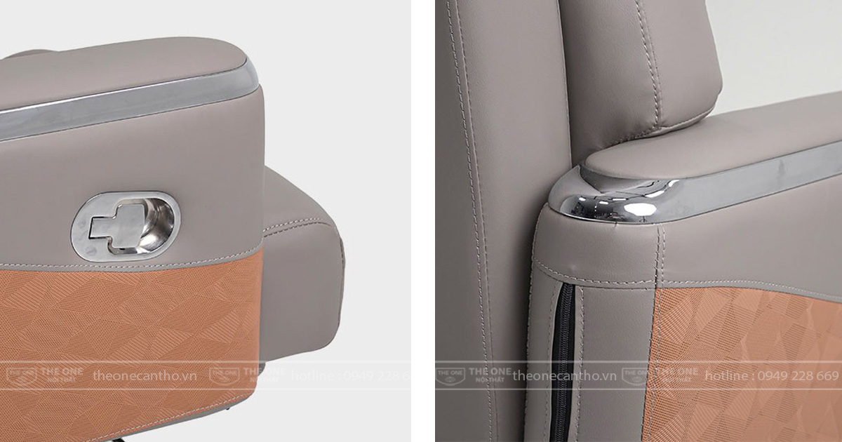 Các chi tiết ghế được thiết kế Ergonomic (công thái học).