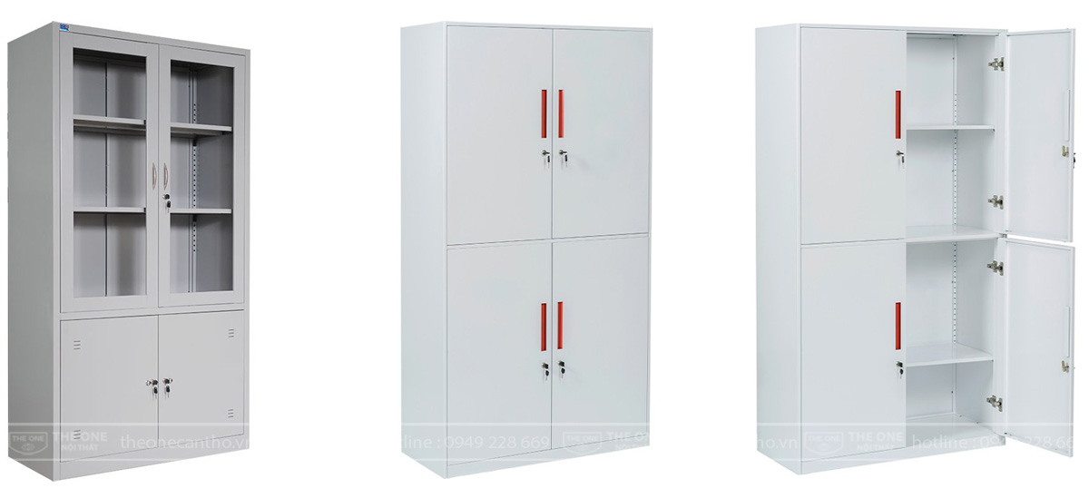 Tủ hồ sơ 4 cánh mở.