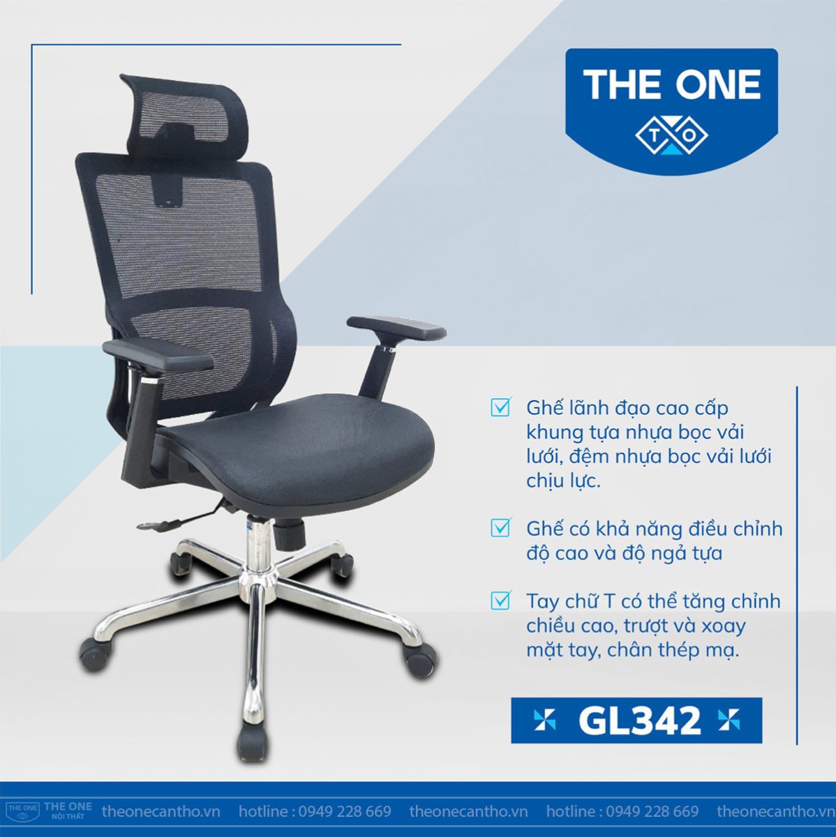 Ghế lưới GL342