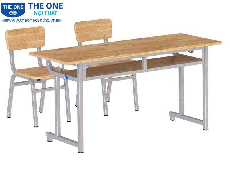 Bàn học sinh gỗ tự nhiên BHS112-4G